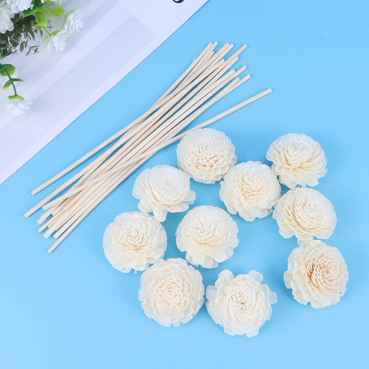 Extra Thick Rattan Diffuser Sticks - Replacement Reed Diffuser Sticks for Aromatherapy