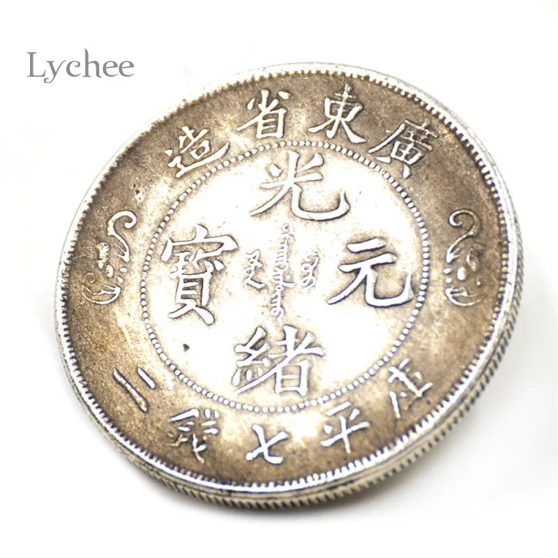 Antique Copper Double Dragons Coin – Feng Shui Symbol of Prosperity and Good Fortune