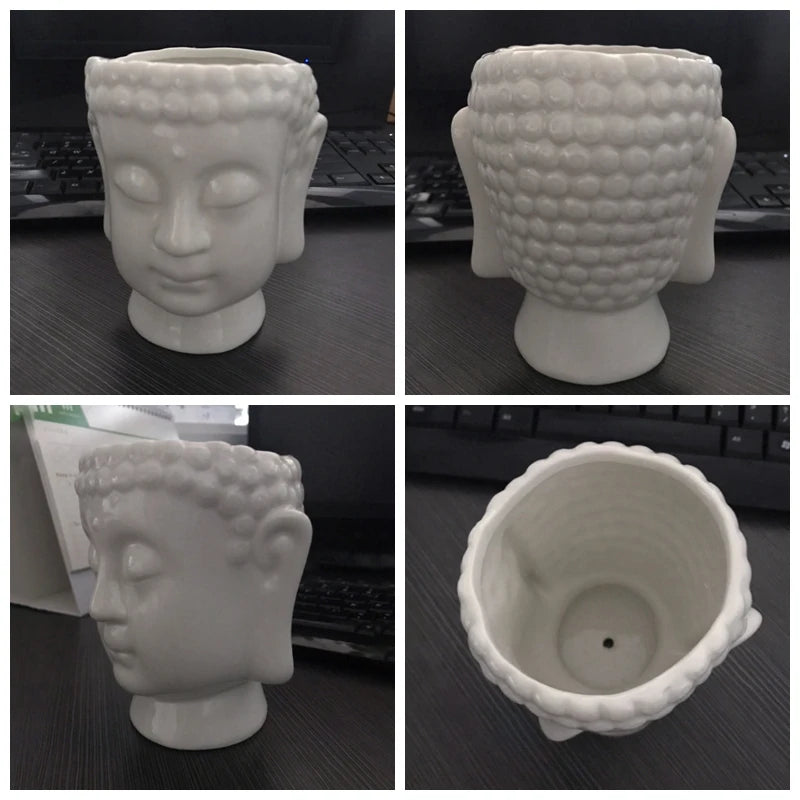 Chinese Style Glazed Ceramic Planter – Elegant Pot for Succulents and Flowers