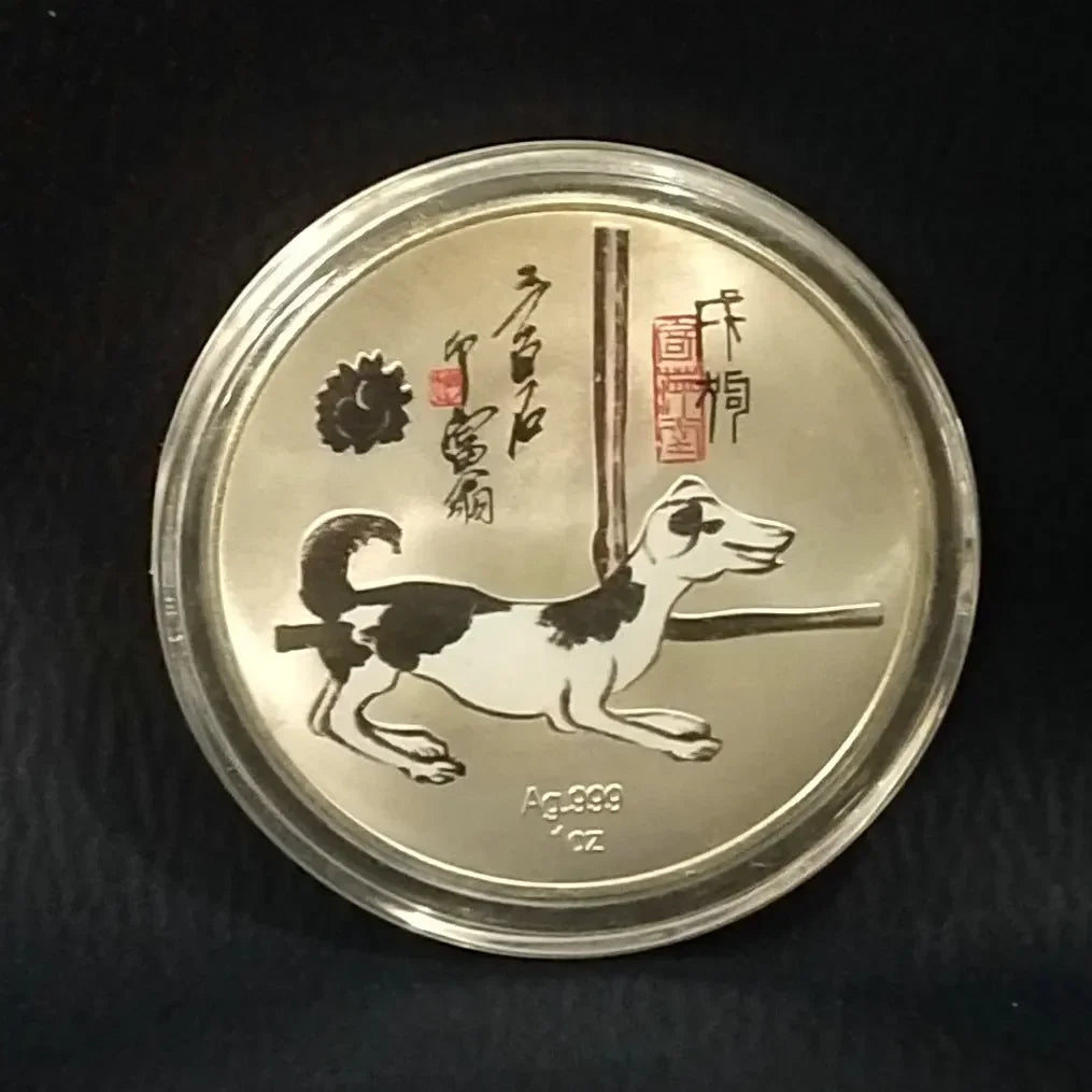 Colored Chinese Zodiac Commemorative Coins – Collectible Keepsakes for Good Luck and Prosperity
