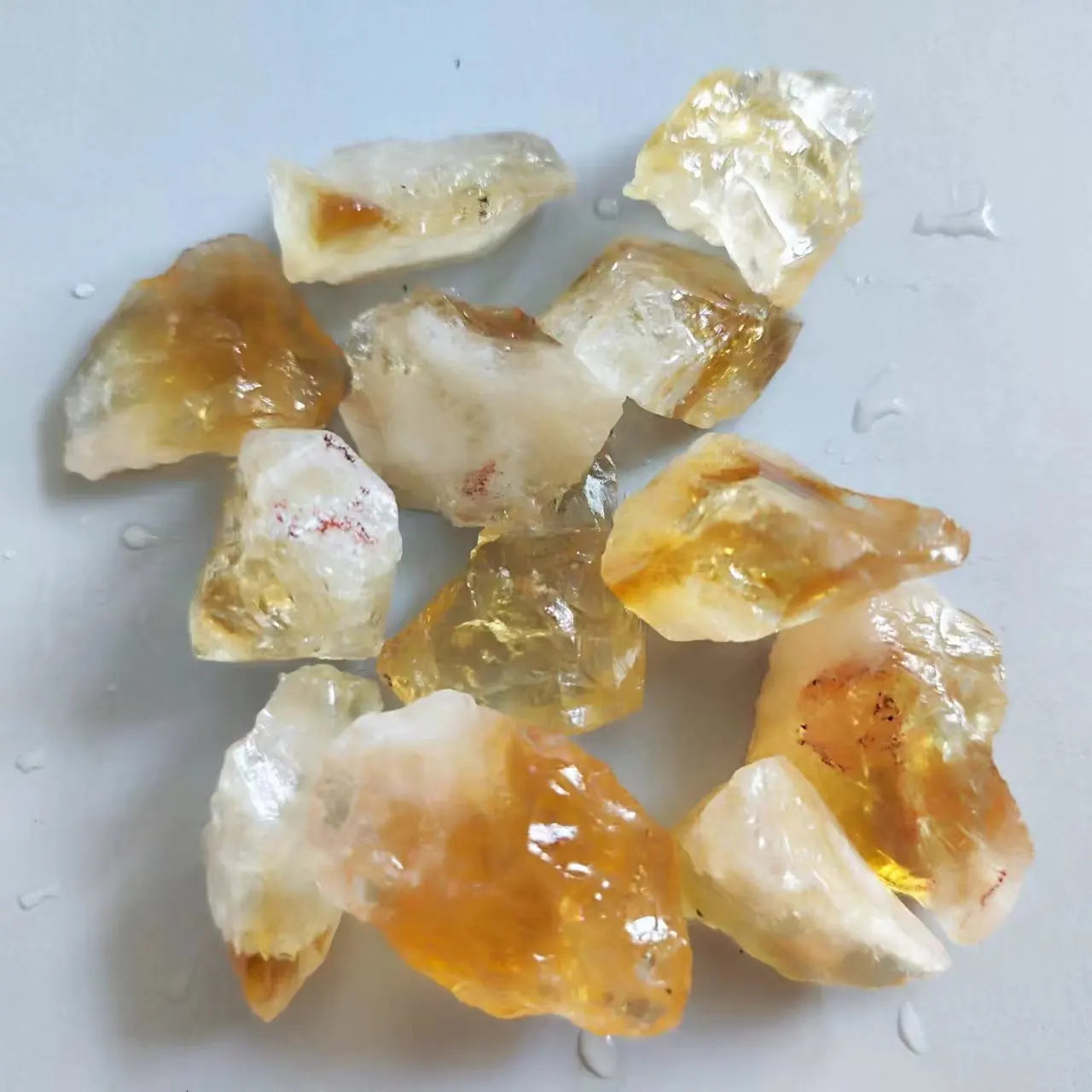 Natural Raw Citrine Stones – Healing Crystals for Decoration & DIY Gifts