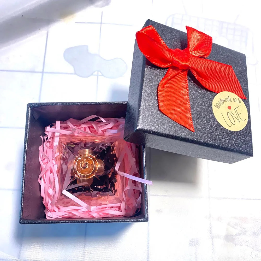 Aquamarine Orgonite Pyramid – Healing & EMF Protection