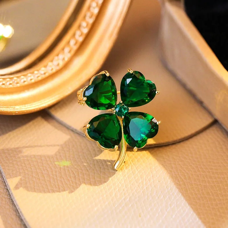 Luxurious Crystal Flower Brooches – Elegant Fashion Statement & Versatile Accessory