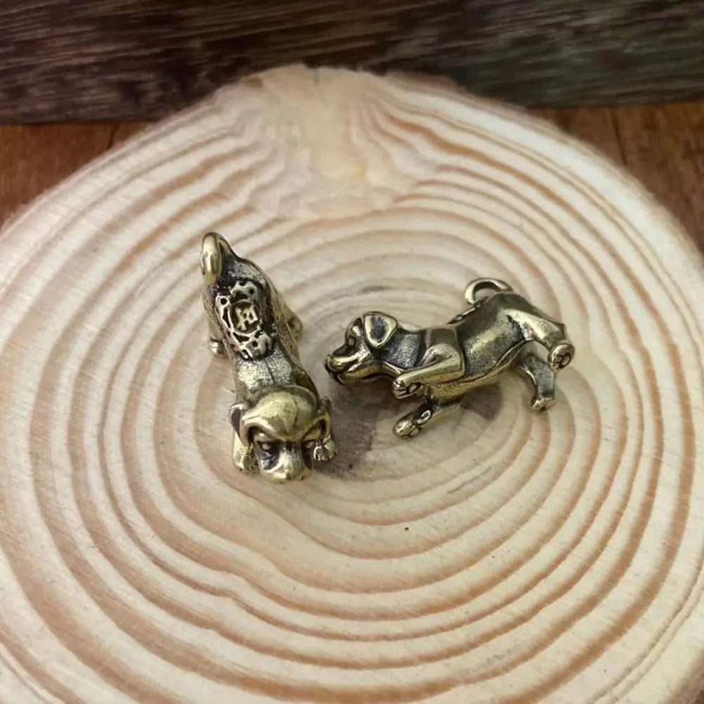 Brass Rabbit Figurine - Charming Chinese Zodiac Desk Ornament