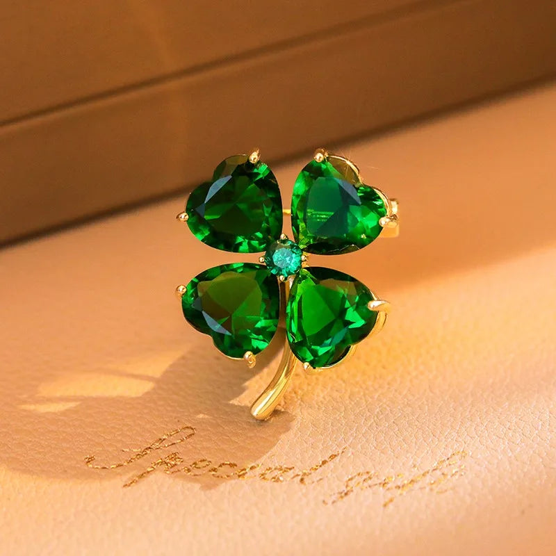 Luxurious Crystal Flower Brooches – Elegant Fashion Statement & Versatile Accessory