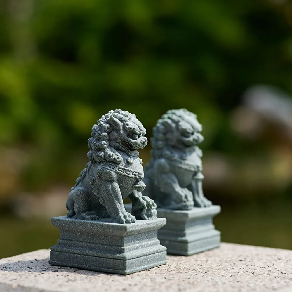 Fu Foo dogs Guardian Lion Statues