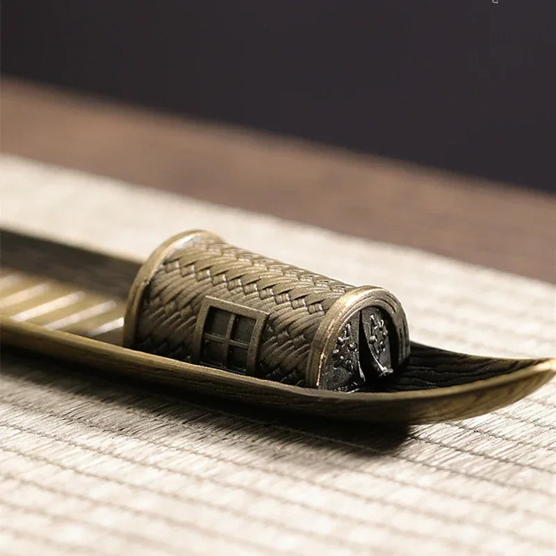 Incense Holder – Old Men Fishing Boat Japanese Style