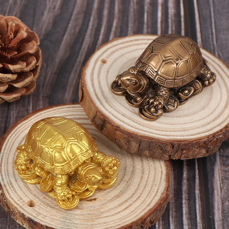 Turtle Resin Ornaments Copper Turtle Ornaments Feng Shui Furnishings Prosperous Mascot