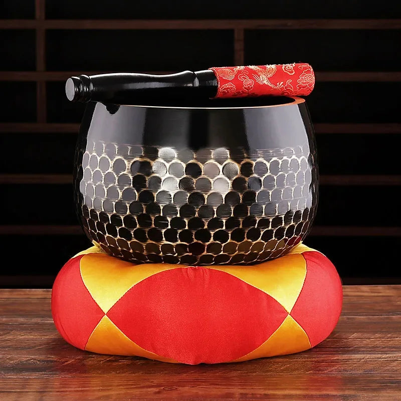 Brass Tibetan Singing Bowl – Meditation, Yoga, and Sound Healing Instrument