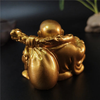 Handmade Maitreya Buddha Sculpture Figurine - Home & Garden Decoration