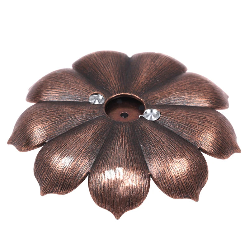 Incense Burner Alloy  – Lotus Design Stick Holder