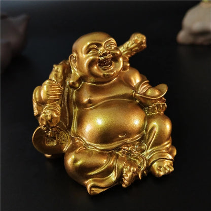 Handmade Maitreya Buddha Sculpture Figurine - Home & Garden Decoration