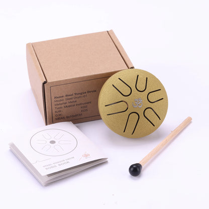 Mini Glucophone – Compact Steel Tongue Drum for Relaxation and Musical Exploration