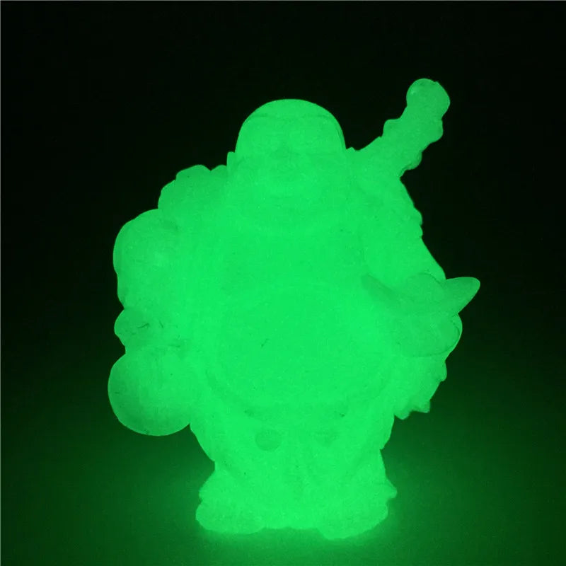 Glowing Chinese Money Laughing Buddha Statue - Symbol of Good Fortune and Happiness