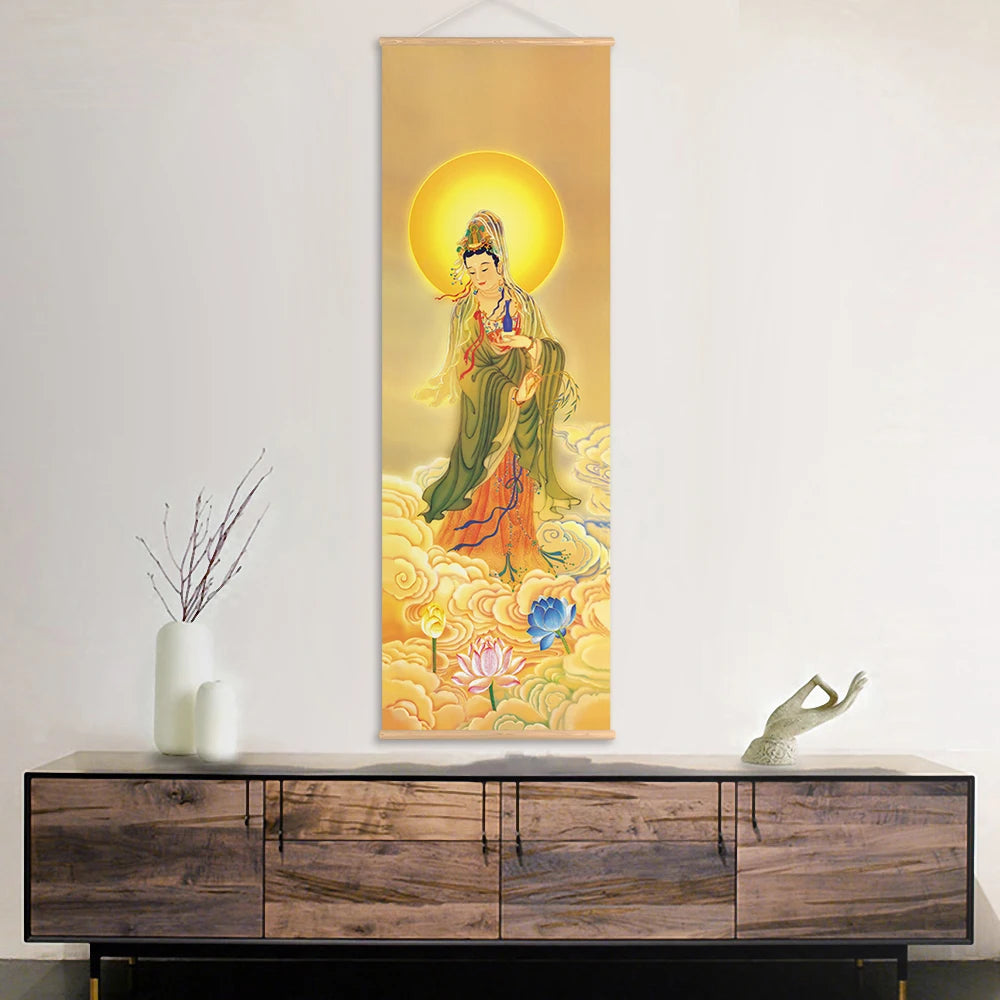 Wall Art Avalokitesvara Bodhisattva & Guanyin Thangka