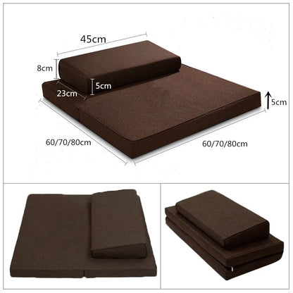 Zafu and Zabuton Meditation Cushion Set for Yoga and Meditation