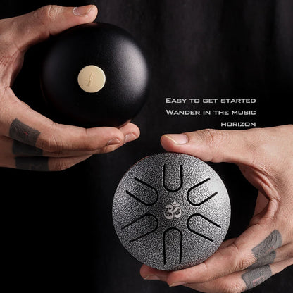 Mini Glucophone – Compact Steel Tongue Drum for Relaxation and Musical Exploration