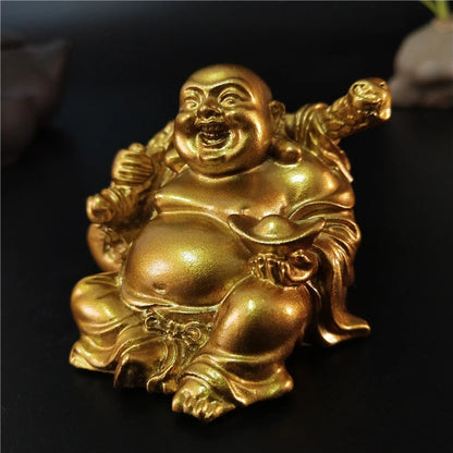 Handmade Maitreya Buddha Sculpture Figurine - Home & Garden Decoration