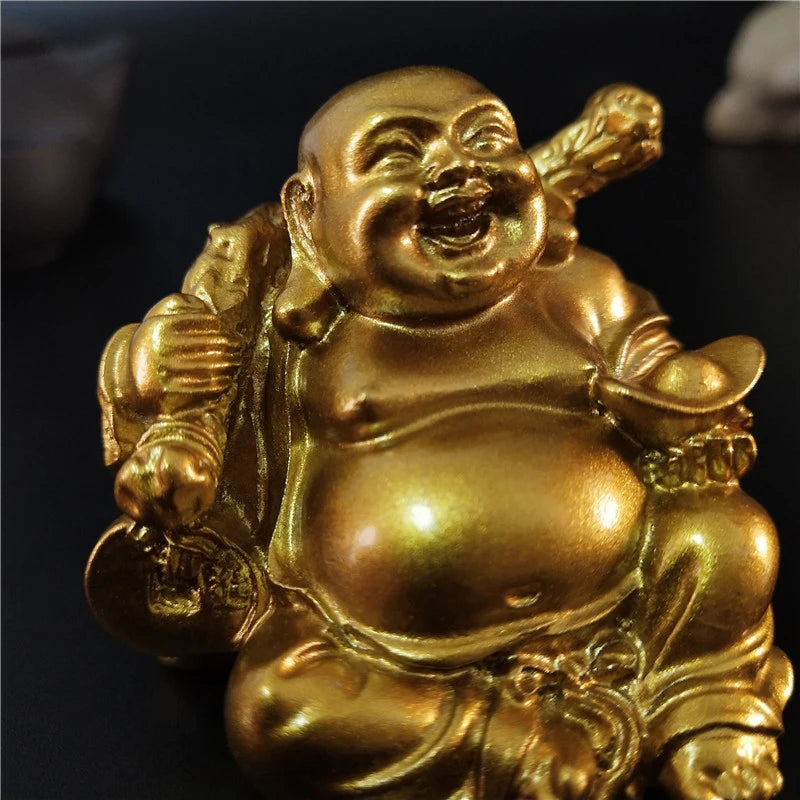 Handmade Maitreya Buddha Sculpture Figurine - Home & Garden Decoration