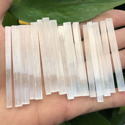 Selenite Natural Stone Rough Crystals Stick