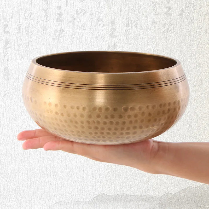 Handmade Nepal Tibetan Buddha Sound Bowl – Perfect for Meditation and Yoga