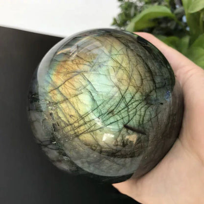 Natural Labradorite Crystal Ball