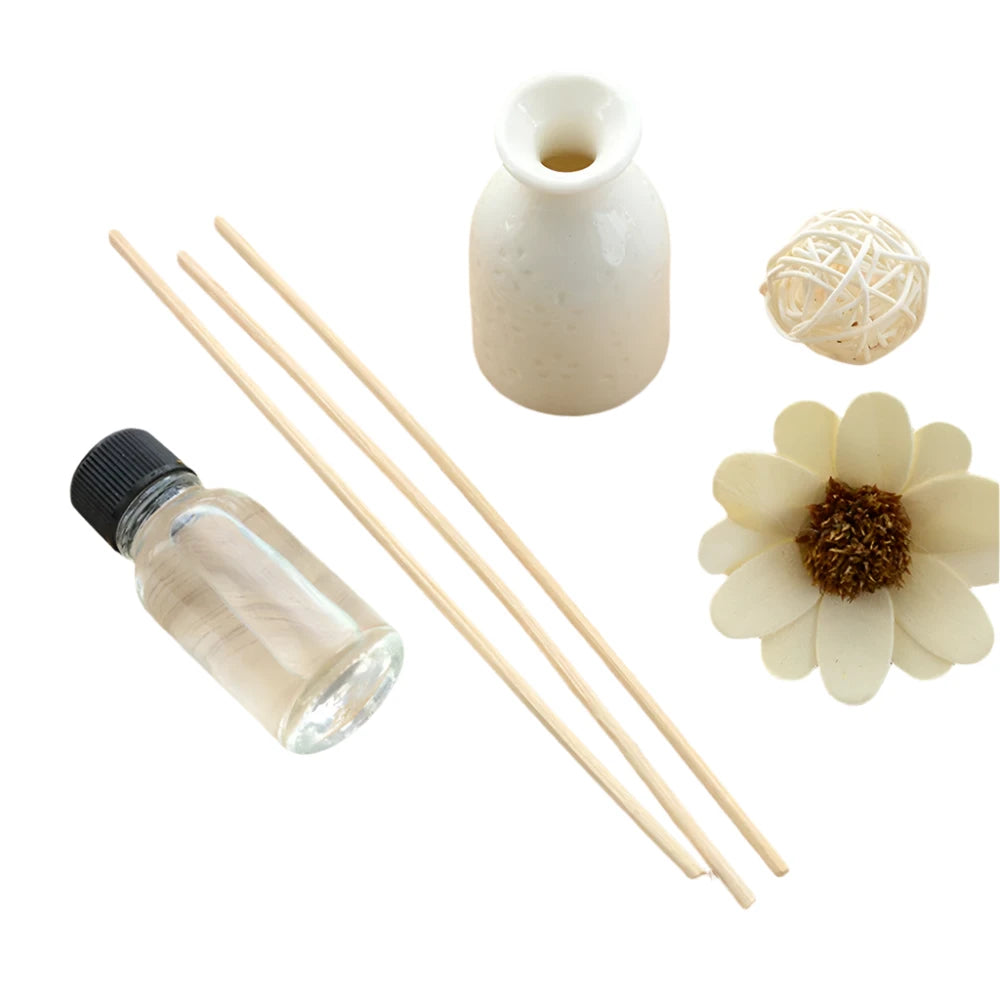 Chzimade No-Fire Aromatherapy Set - 30ml Essential Oil Diffuser for Meditation & Home Fragrance