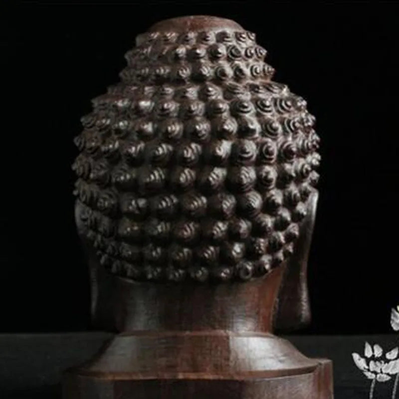 Handcrafted Tathagata Buddha Wooden Statue - Rosewood Home Decor