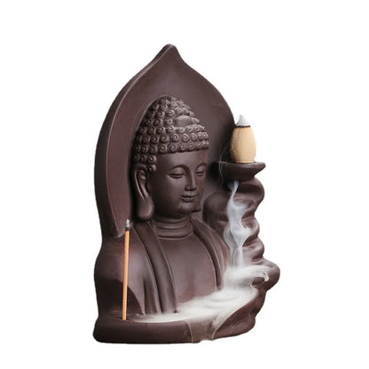 Auspicious Clouds Buddha Backflow Incense Burner