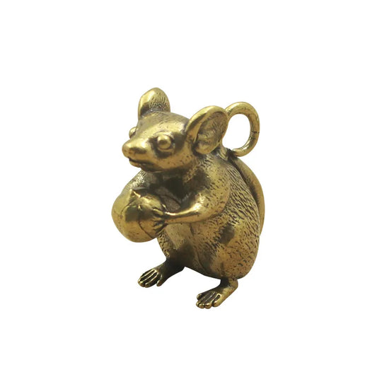 Brass Mouse - Kawaii Chinese Zodiac Desk Decoration