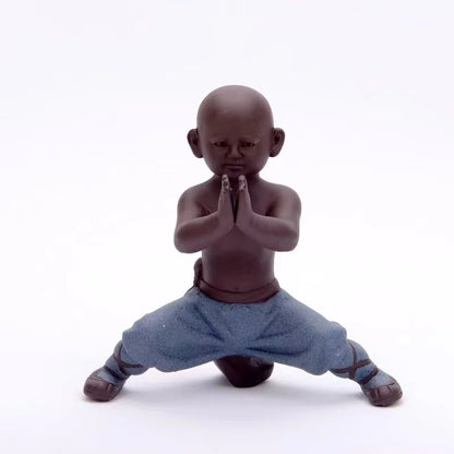 Ceramics Little Monk Warrior