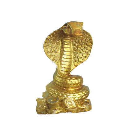 Chinese Zodiac Ingots Snake Statue - Resin Sculpture Figurine