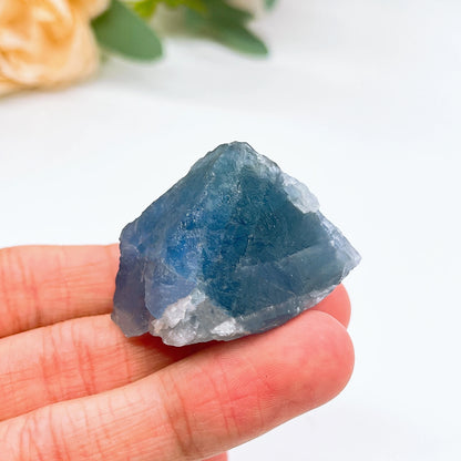 Natural Blue Green Fluorite Crystal Raw Stone