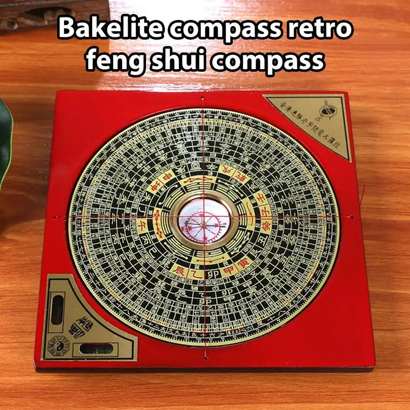 Professional Chinese Feng Shui Compass (Ying-Yang Luopan) – Essential Tool for Energy Measurement