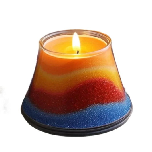 Colorful Candle Sand Wax