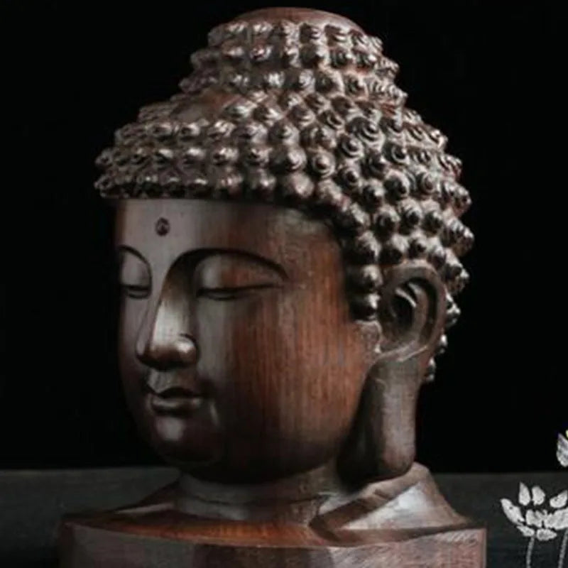 Handcrafted Tathagata Buddha Wooden Statue - Rosewood Home Decor