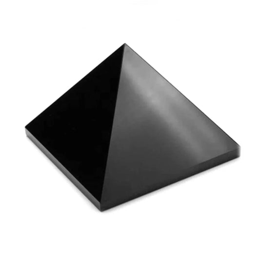 Natural Obsidian Pyramid – Reiki Energy Stone and Decorative Centerpiece