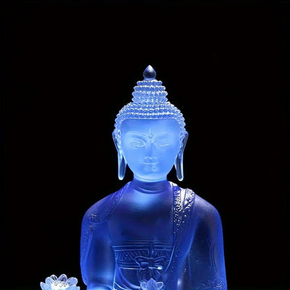 Buddha Statue Ornament, Symbolizing Good Luck, Good Health, Resin Handicraft Statue, Chinese Tantric Medicine Master Buddha