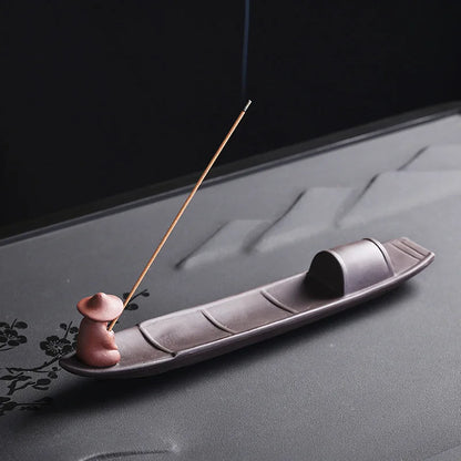 Fisherman Fishing Incense Stick Holder