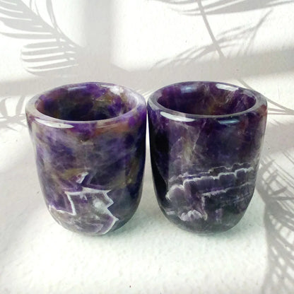Spiritual Healing Water Cups with Dream Amethyst