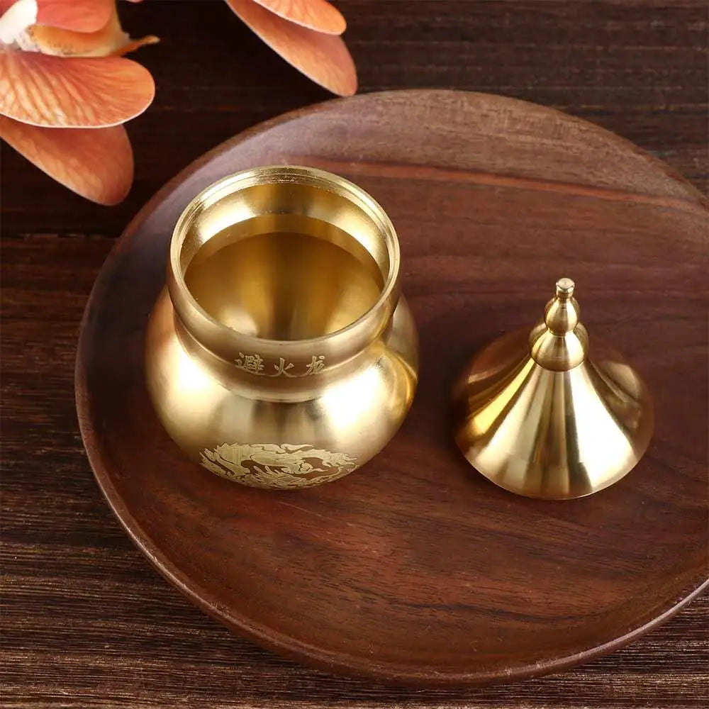 Chinese Brass Wu Lou Gourd – Feng Shui Symbol of Fortune and Protection