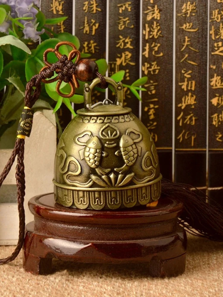 Copper Feng Shui Bell – Brass Wind Chime for Blessings, Harmony & Positive Energy