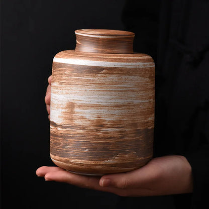 Handmade Ceramic Cremation Urns for Pets – Chinese Style Pet Ashes Urns for Cats, Dogs, and Small Animals