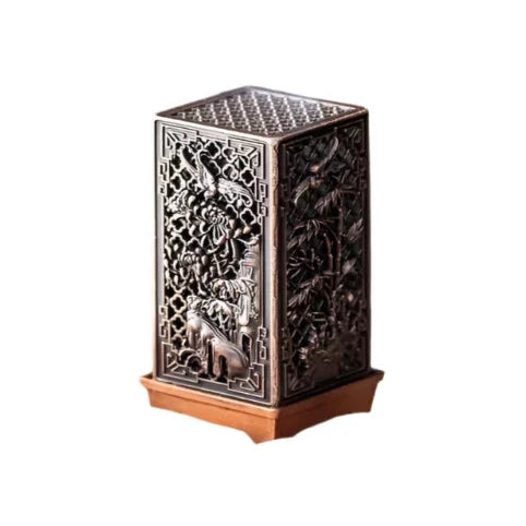 Square Vertical Chinese Xianglu Incense Burner