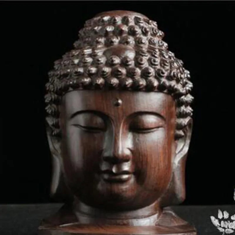 Handcrafted Tathagata Buddha Wooden Statue - Rosewood Home Decor