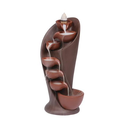 Handmade Torch Design Waterfall Incense Burner