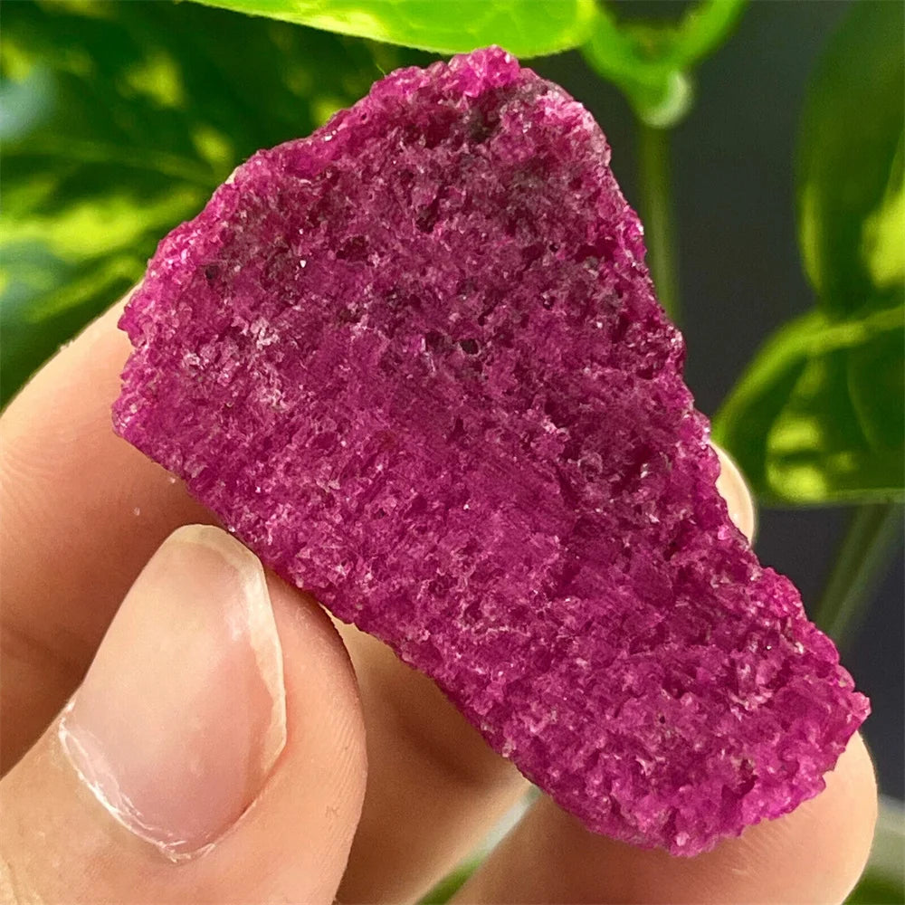 Natural Red Corundum Ruby Crystal Specimen – Healing & Decorative Stone