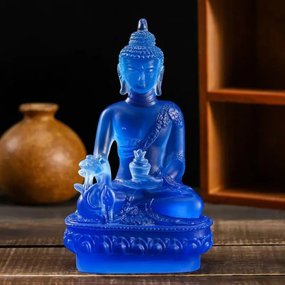 Resin Craft Medicine Buddha Statue