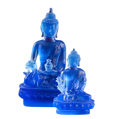 Resin Craft Medicine Buddha Statue