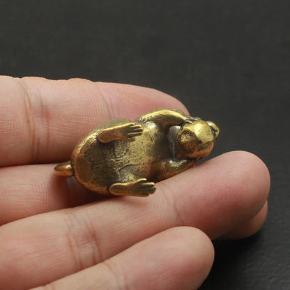 Brass Mouse - Kawaii Chinese Zodiac Desk Decoration